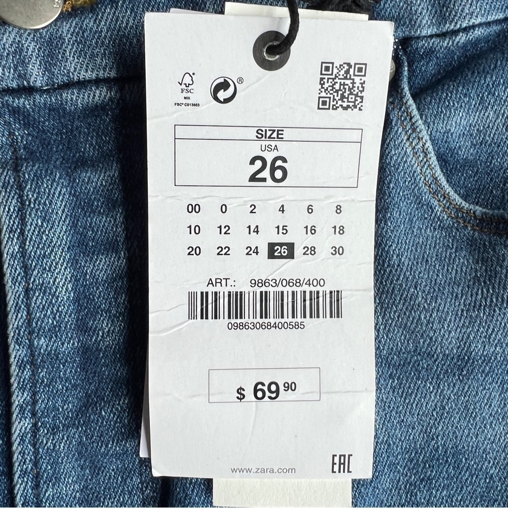 - Good American X Zara | ZW Jeans High Rise Skinny | 9863/068 - Picture 5 of 8